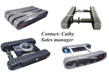 high quality rubber crawler undercarriage rubber track chassis rubber track undercarriage