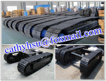 custom built crusher cralwer undercarriage steel crawler chassis from china factory