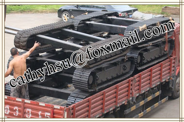 high quality rubber crawler undercarriage rubber track chassis rubber track undercarriage