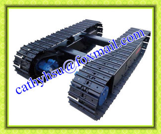 custom built 10-15 ton steel track undercarriage with rubber pads