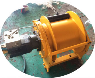 custom built wire line hydraulic winch for construction machinery