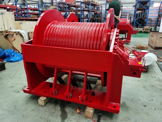 Custom Built High Speed Hydraulic Winch For Dredger Application