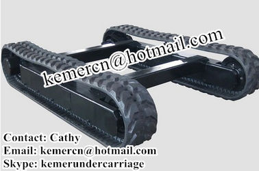 drilling rig rubber track undercarriage rubber track chassis rubber track system crawler undercarriage