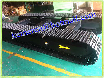 high quality 10 ton drilling rig steel track undercarriage (steel crawler chassis)