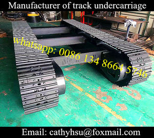 high quality 10 ton drilling rig steel track undercarriage (steel crawler chassis)